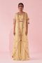 Guldana Yellow Cape Set
