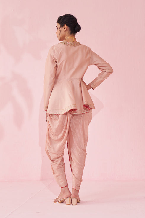 Gulnaz Blush Pink Kurta Set