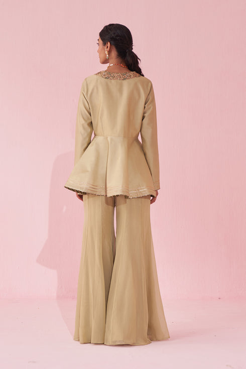 Gungun Green Sharara Set