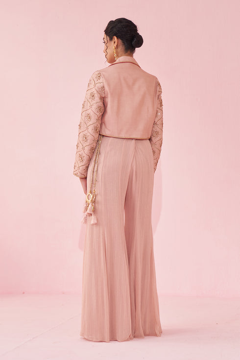 Garima Blush Pink Sharara Set
