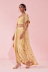 Gohar Yellow Cape Set