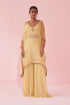 Gulbagh Yellow Kaftan Set