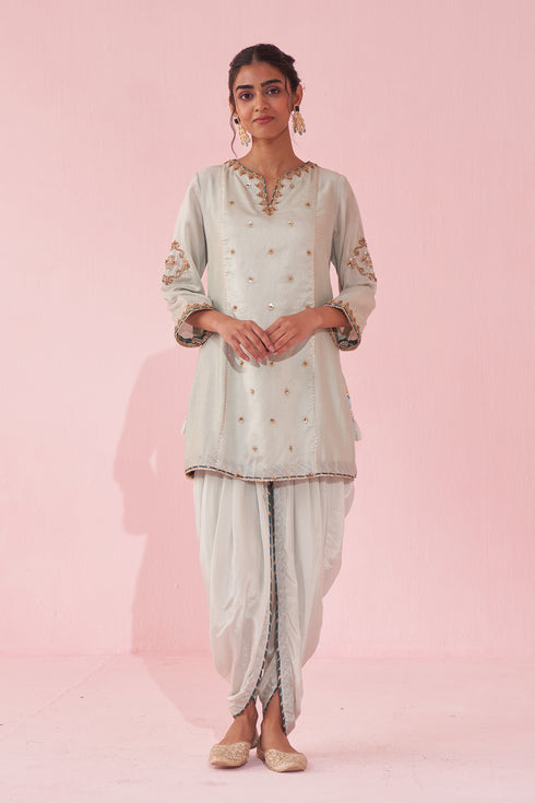 Geeta Pale Blue Kurta Set