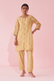 Gulbadam Yellow Co-ord Set