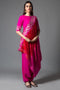 Short Top And Harrom Pants With Drape Dupatta