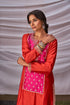 Zari Embroidered Kurta Set With Straight Pants