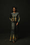 Charcoal Linen Satin Co-Ord Set