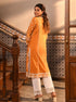 Malisa Kurta with Floral CHemical Lace Pants With Dupatta