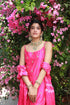 Embroidered Kurta Set With Leher Bandhni Dupatta