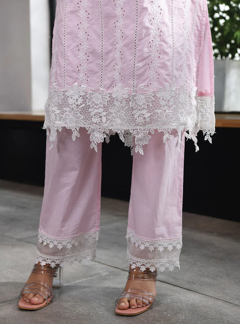Barnet Kurta With Barnet Pants With Dupatta