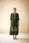 Green Chanderi Lucknowi Style Kurta
