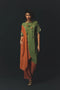 Green Crepe Textured Tunic Set