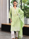 Perth Kurta with Multi Lace Slim Pants With Dupatta