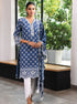 Perth Kurta with Border Dhoti Pants With Dupatta