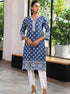 Perth Kurta with Border Dhoti Pants