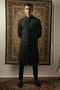 Black Sherwani Set