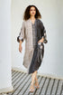 Charcoal Printed Dress