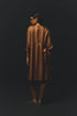 Tan Gajji Satin Jacket Set