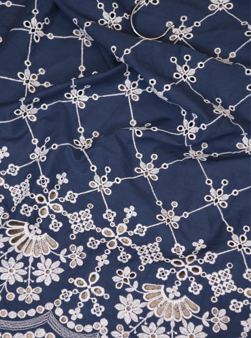 Perth Kurta with Border Dhoti Pants