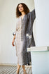 Charcoal Printed Dress