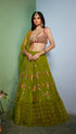 Olivine : Green Embellished Full Lehenga Set