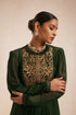 Green Georgette Dress
