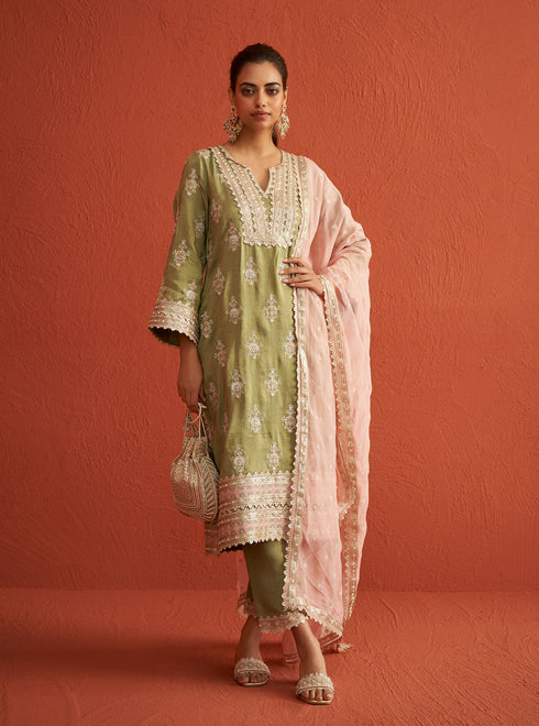 Mitthi Set With Dupatta