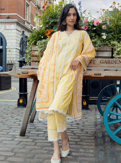 Chester Kurta With Chester Pants With Dupatta