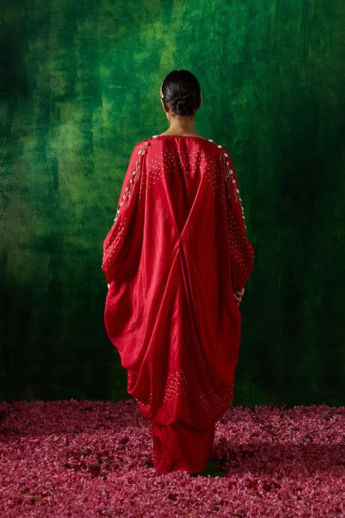 Scarlet Red Cape Set