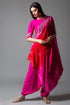 Short Top And Harrom Pants With Drape Dupatta