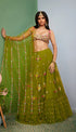 Olivine : Green Embellished Full Lehenga Set