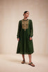 Green Georgette Dress