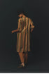 Beige Gajji Satin Jacket Set