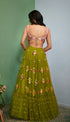 Olivine : Green Embellished Full Lehenga Set