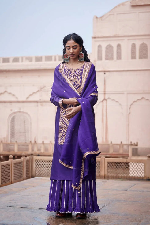 Peacock Signature Sharara Set