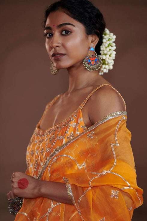 Saarang Sleeveless Signature Sharara Set