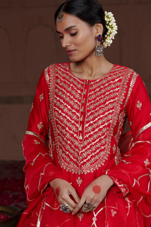 Saarang Signature Sharara Set