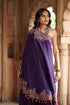 Embroidered One Shoulder Tunic With A Sharara