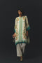 Beige Silk & Chiffon Co-Ord Set