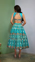 Who Run The World : Cerulean Blue Embellished Half Lehenga Set