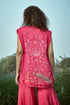 Embroidered Pink Jacket Pant Set