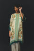 Beige Silk & Chiffon Co-Ord Set