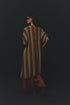 Rust Linen & Crepe Satin Jacket Set