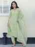 Swansea Kurta With Swansea Dhoti Pants With Dupatta