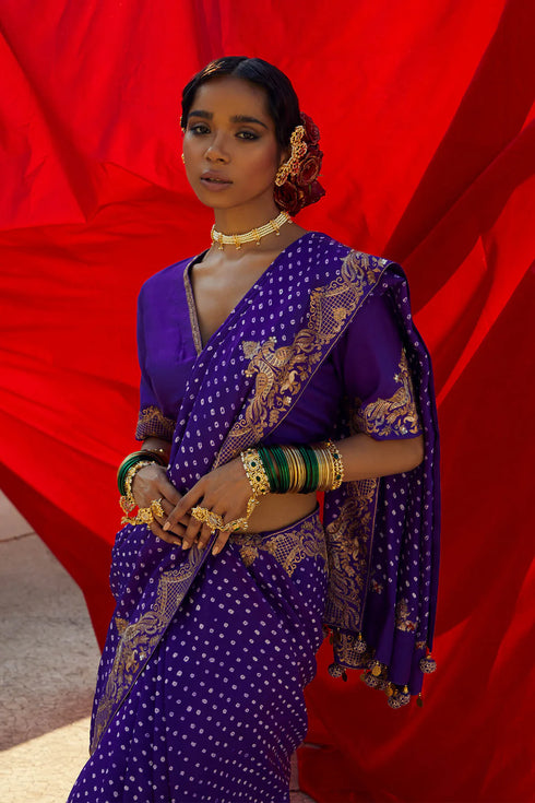 Peacock Saree