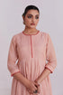 Peach Tissue Anarkali With Heavy Bandhni Dupatta
