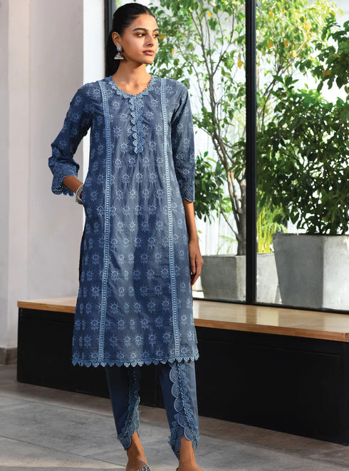 Swansea Kurta With Swansea Dhoti Pants