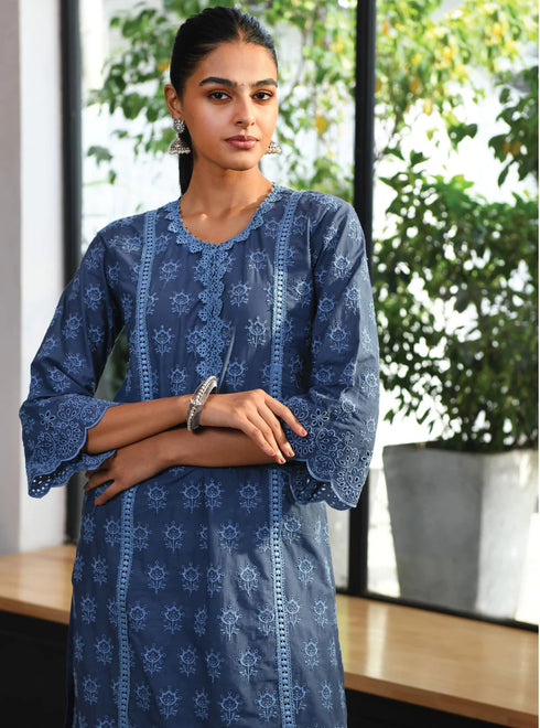 Swansea Kurta With Swansea Dhoti Pants