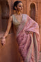 Peach Saree Set