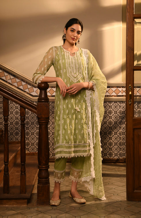 Sanaz Set With Dupatta